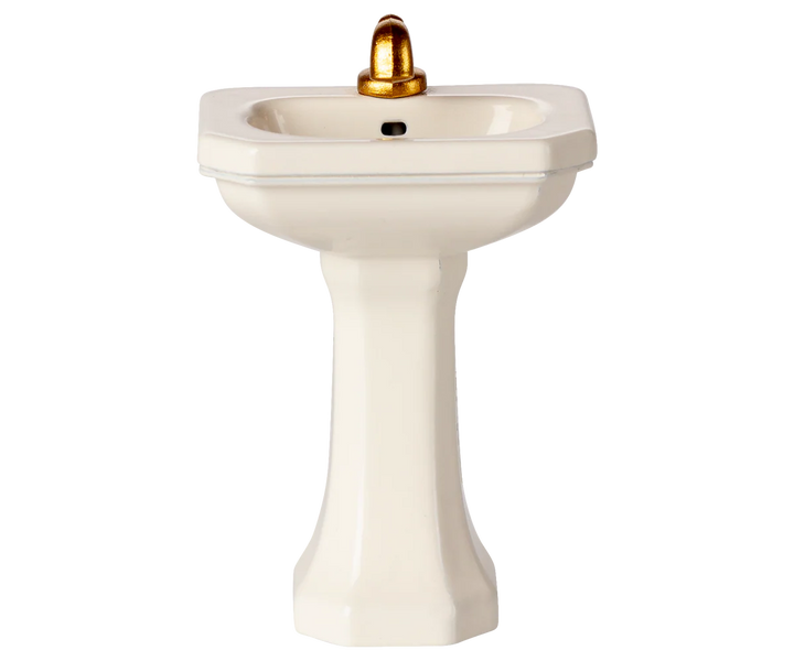 Maileg Bathroom Sink, Mouse - Off white