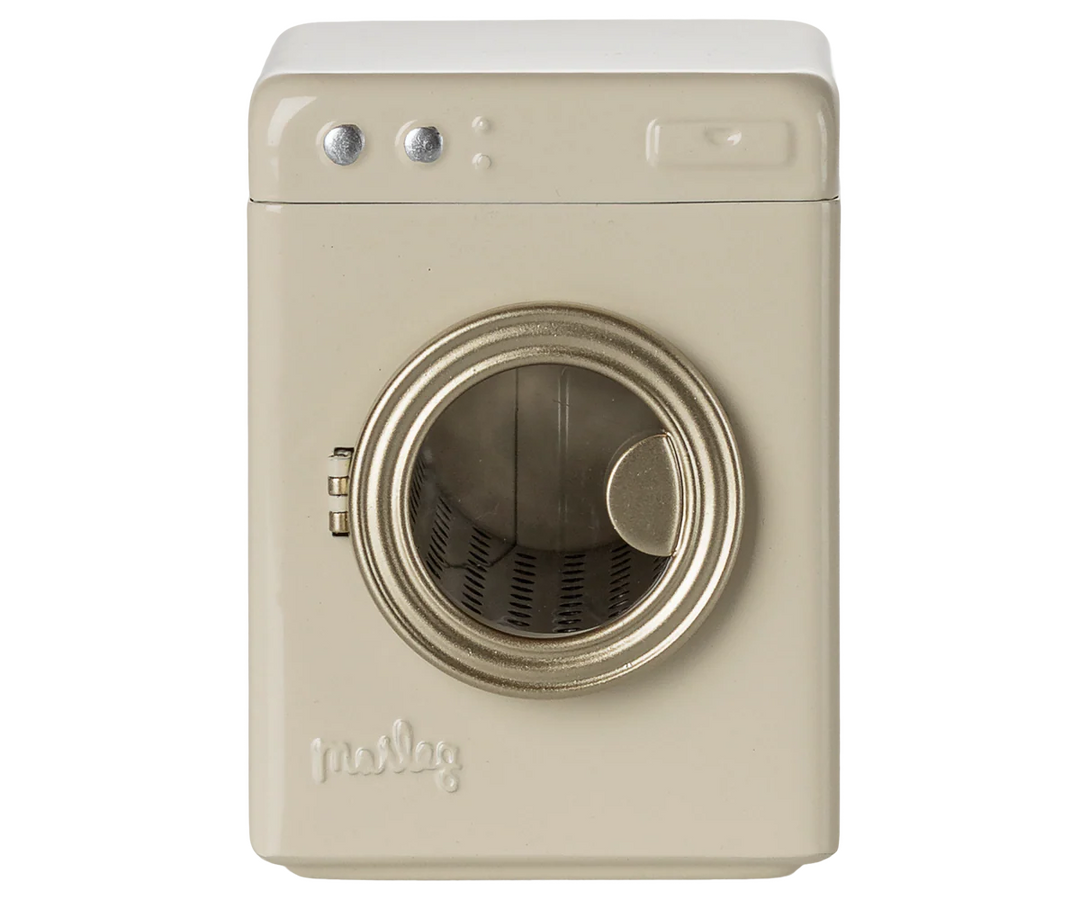 Maileg Washing Machine Mouse - Off White