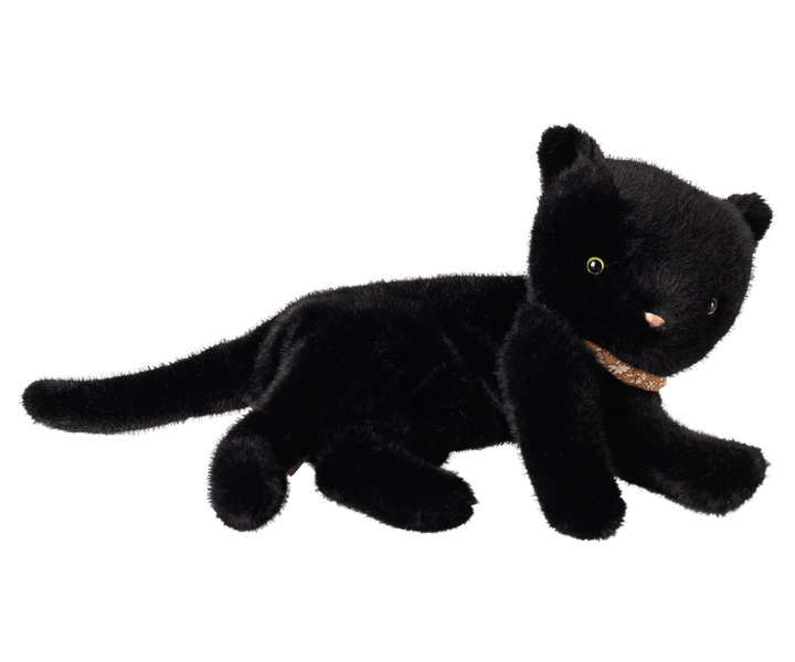 Maileg Sleeping Kitten Plush - Medium Black