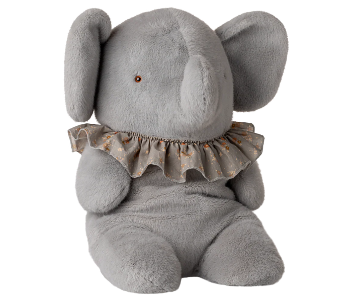 Maileg Elephant Plush - Big Blue Grey