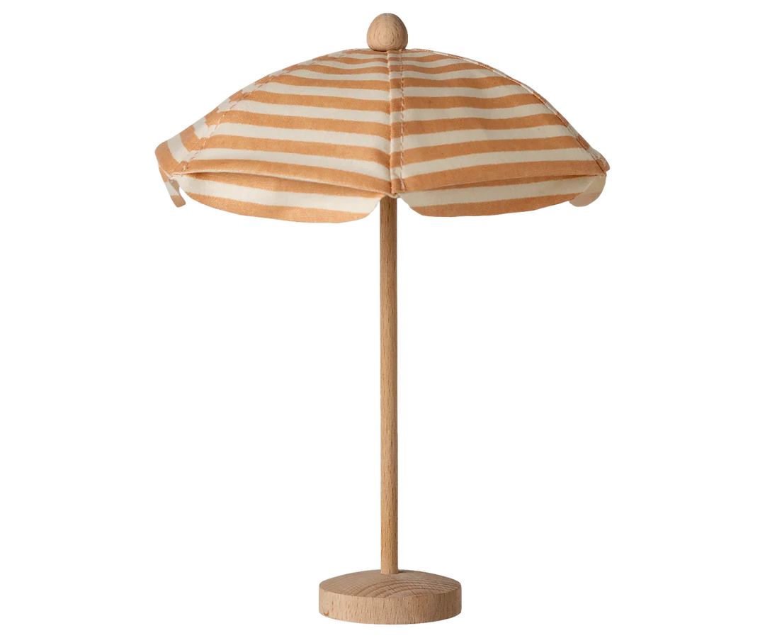 Maileg Beach Umbrella, Mouse - Soft coral