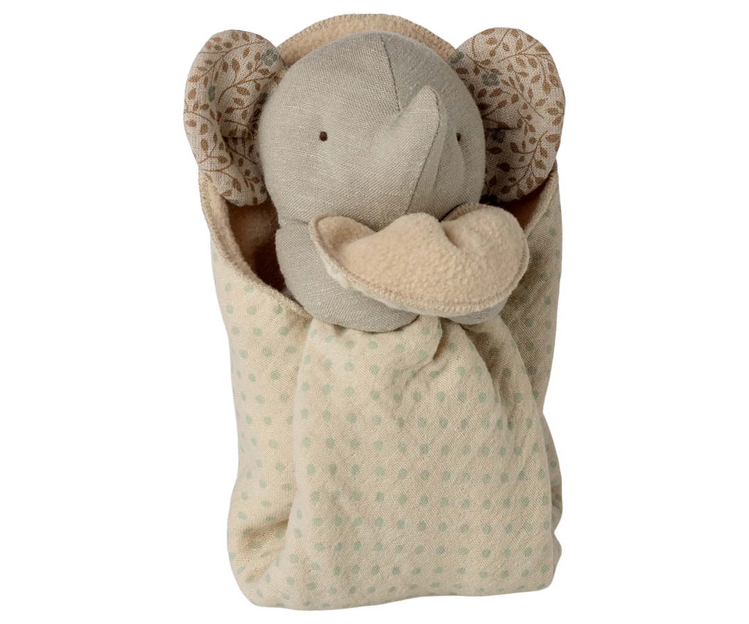 Maileg Lullaby Friends, Elephant Mini - Iron Grey