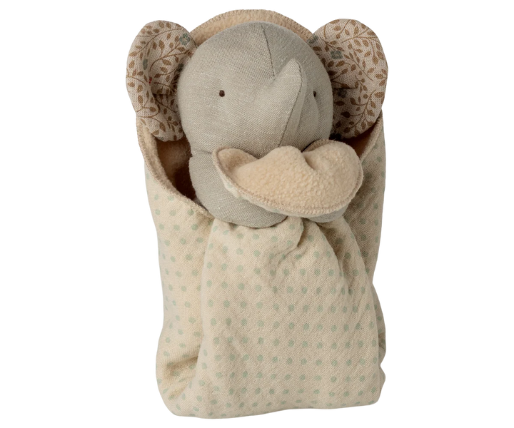 Maileg Lullaby Friends, Elephant Mini - Iron Grey