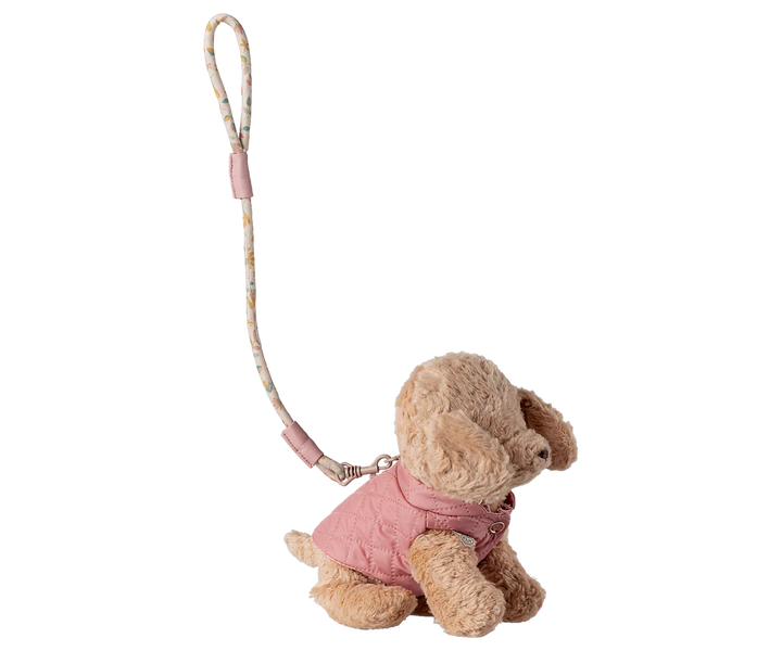 Maileg Pet Supply  Harness And Leash - Rose