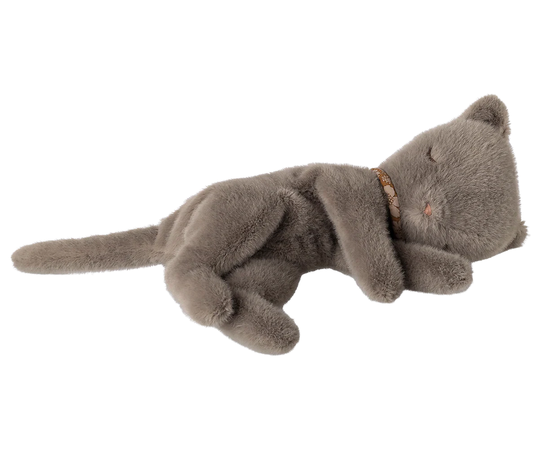 Maileg Sleeping Kitty Plush Small - Grey