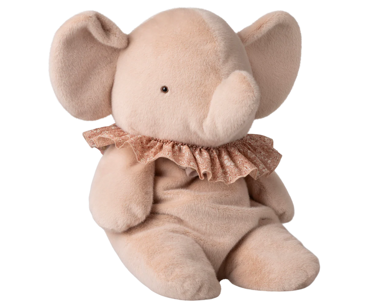 Maileg Elephant Plush, Big - Powder