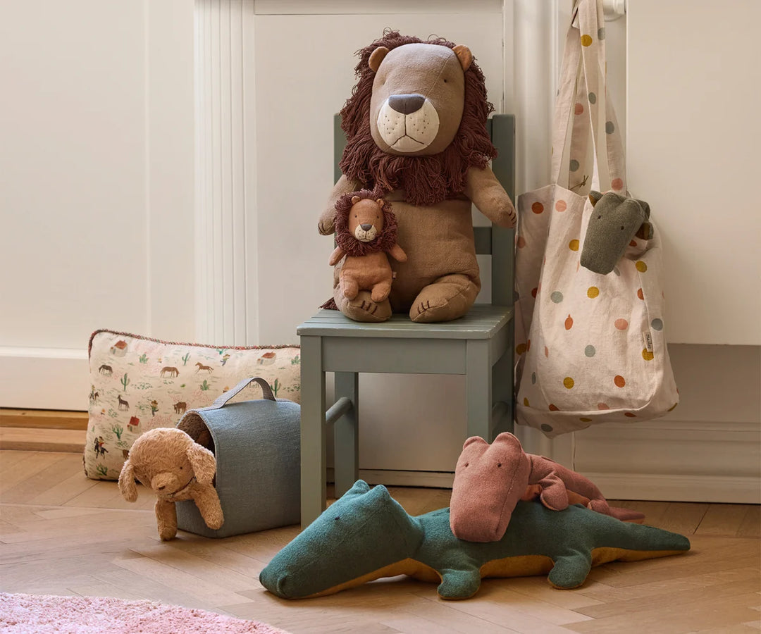 Maileg Pet Carrier - Dusty Blue
