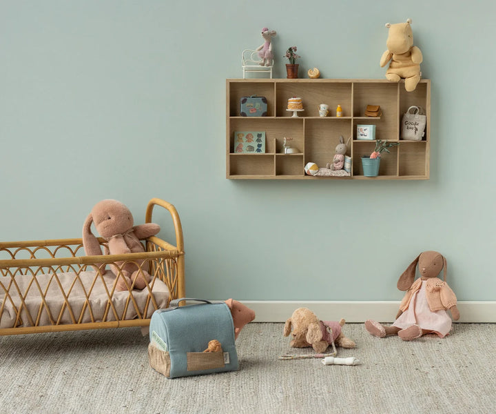 Maileg Pet Carrier - Dusty Blue