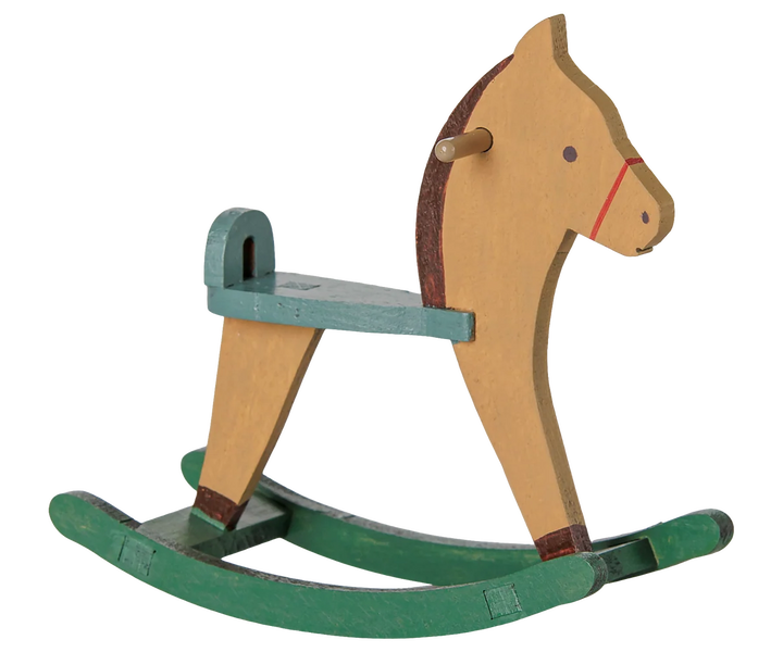 Maileg Rocking Horse, Mouse - Light brown