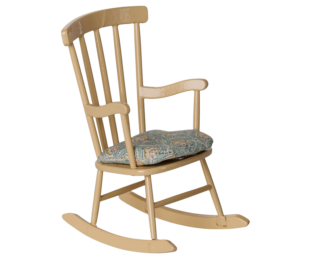 Maileg Rocking Chair, Mouse - Wheat