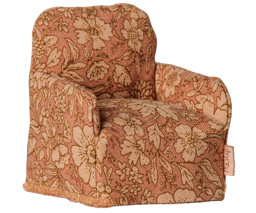 Maileg Folding Chair, Mouse - Flower