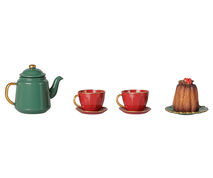 Maileg Christmas Tea Party, Mouse - Red/Green