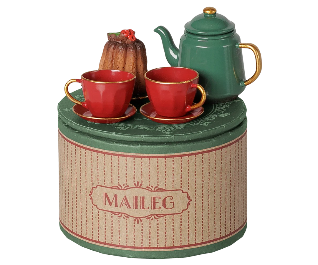 Maileg Christmas Tea Party, Mouse - Red/Green