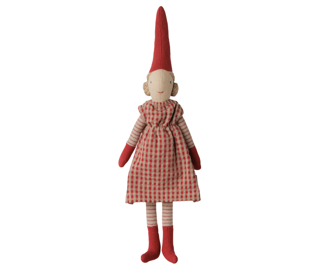 Maileg Pixy, Size 1, Girl - Red Dress