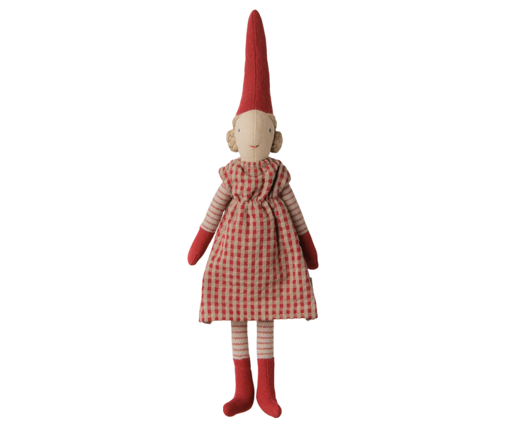 Maileg Pixy, Size 1, Girl - Red Dress