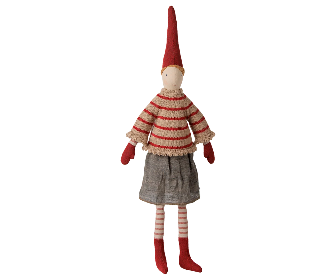 Maileg Pixy, Size 3 - Girl - Striped Knitted Sweater