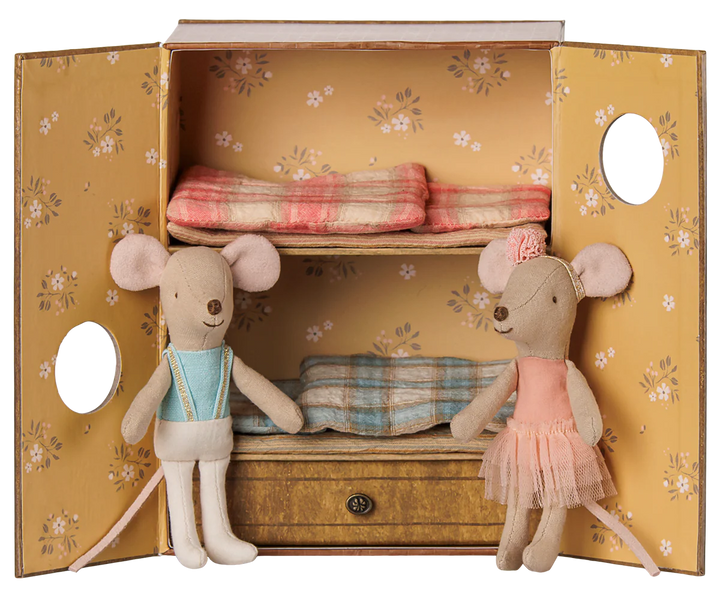 Maileg Ballet Mice In Dance Studio - Little Sister And Brother