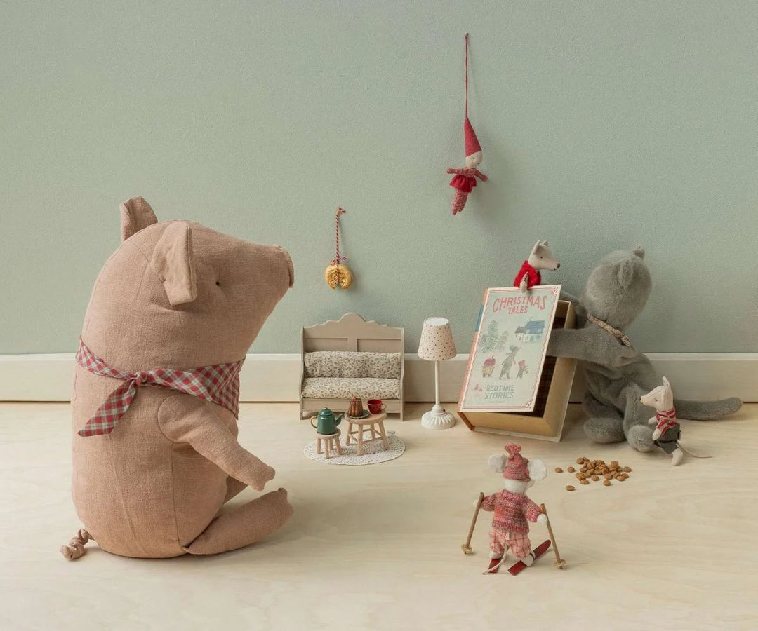 Maileg Christmas Tea Party, Mouse - Red/Green