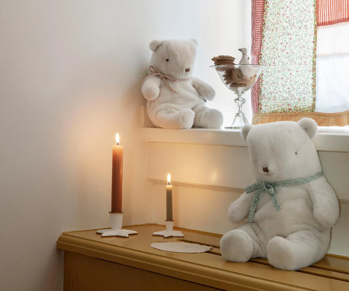 Maileg Teddy Bear Plush, Medium - Off-White
