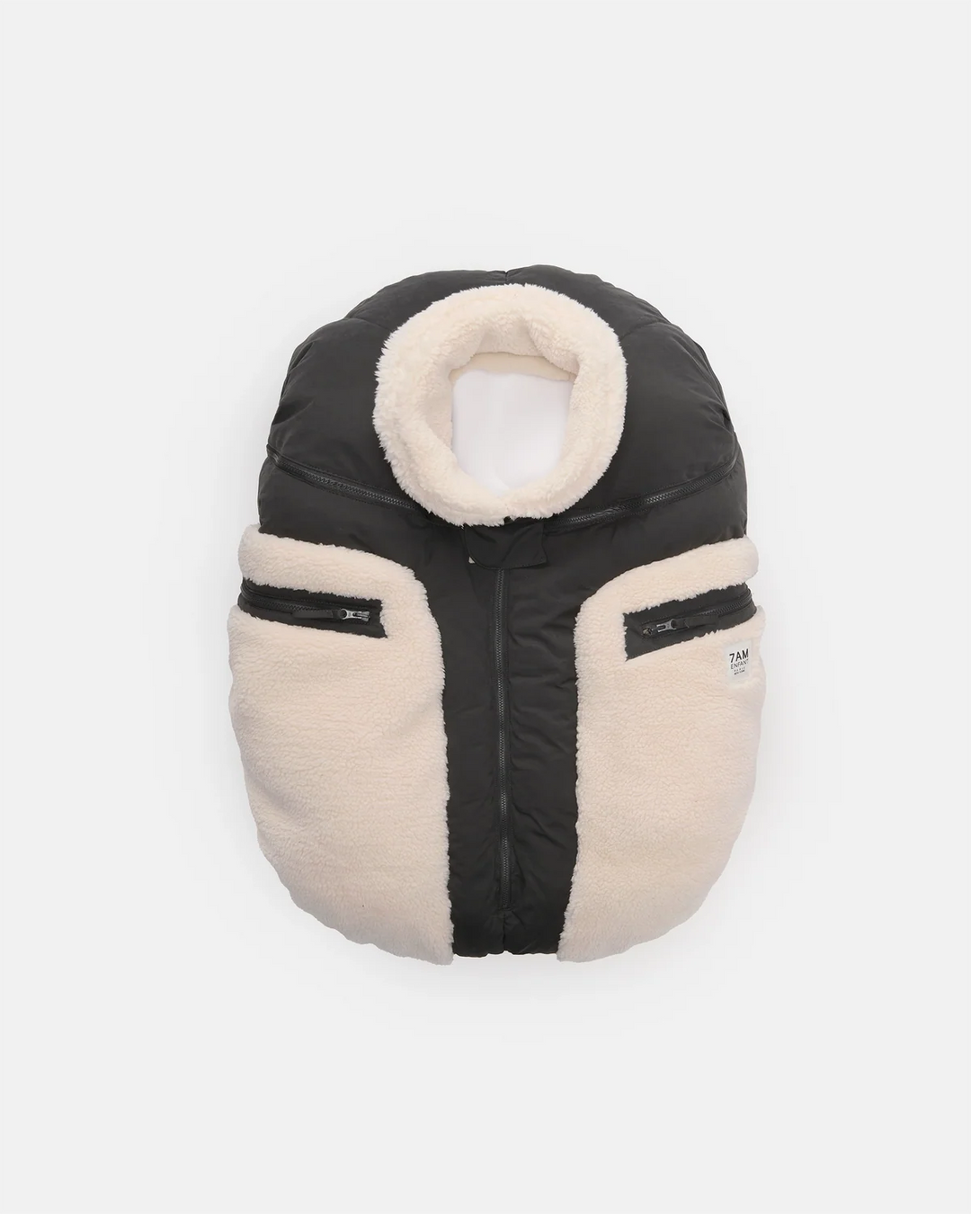 7AM Enfant Car Seat Cover Cocoon Benji Applique - Smokey