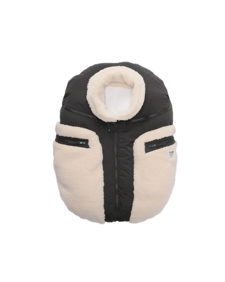 7AM Enfant Car Seat Cover Cocoon Benji Applique - Smokey