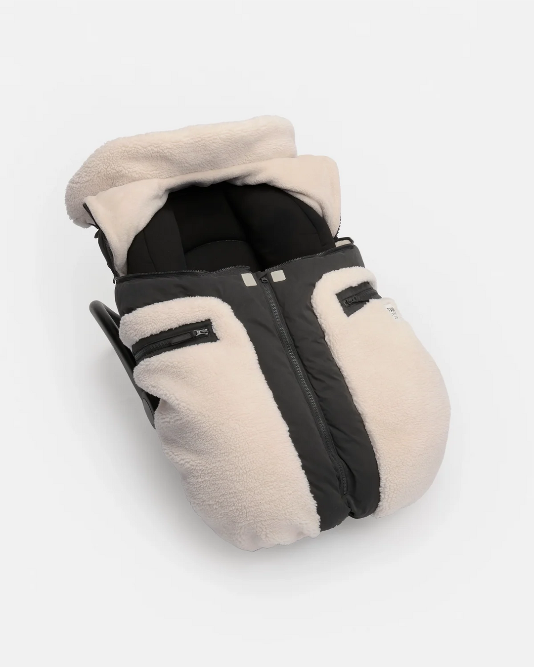 7AM Enfant Car Seat Cover Cocoon Benji Applique - Smokey