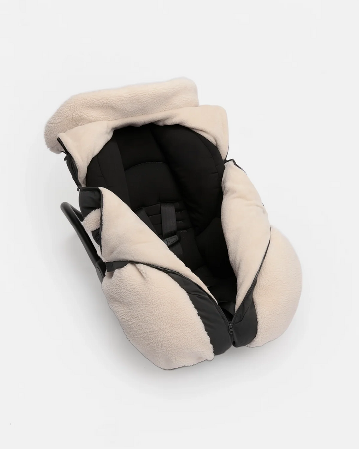 7AM Enfant Car Seat Cover Cocoon Benji Applique - Smokey