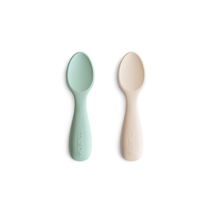 Mushie Silicone Toddler Starter Spoons 2-Pack