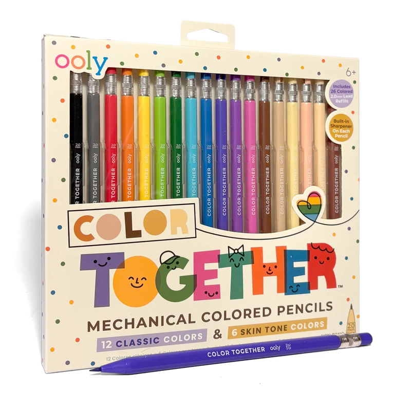 Ooly Color Together Mechanical Colored Pencils - Set of 18