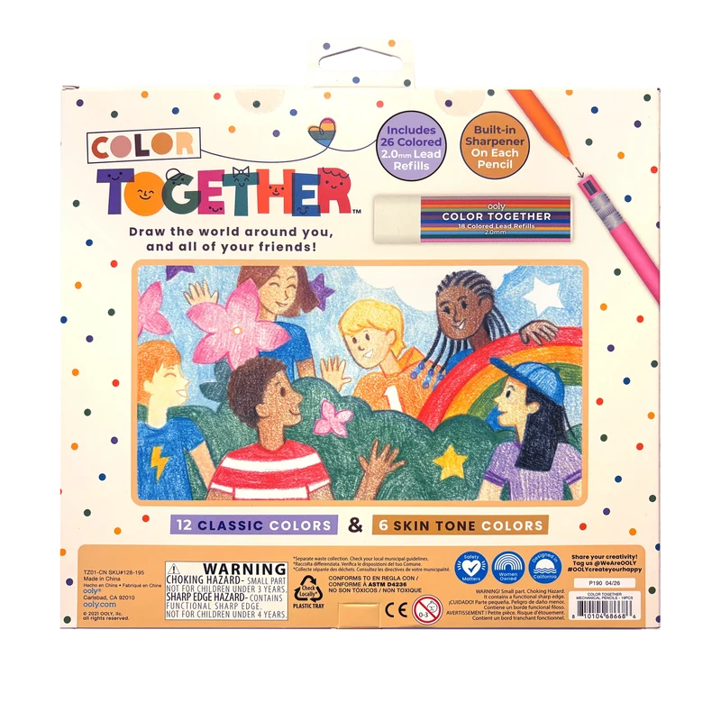 Ooly Color Together Mechanical Colored Pencils - Set of 18