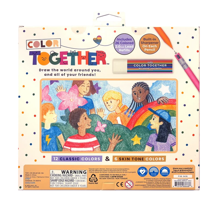 Ooly Color Together Mechanical Colored Pencils - Set of 18