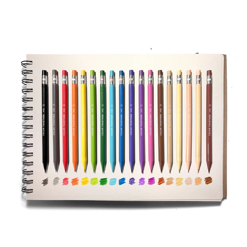 Ooly Color Together Mechanical Colored Pencils - Set of 18