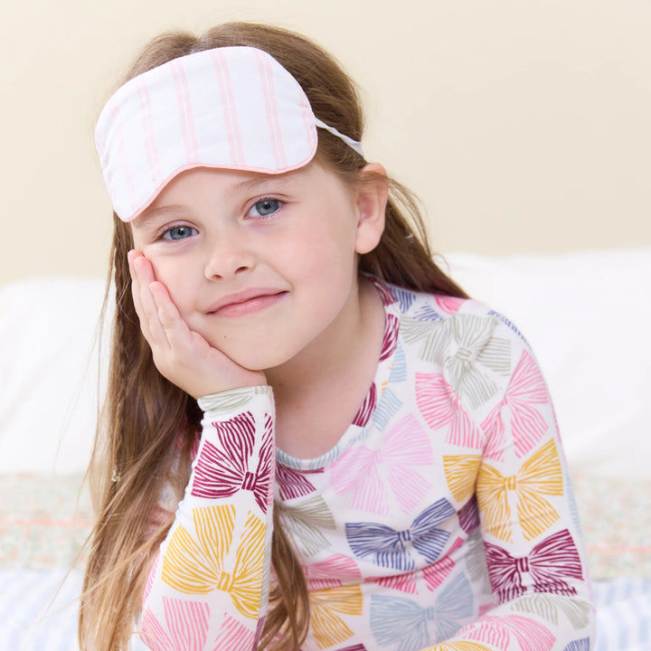 Pink Chicken Bamboo PJ Set - Bright Multi Bows