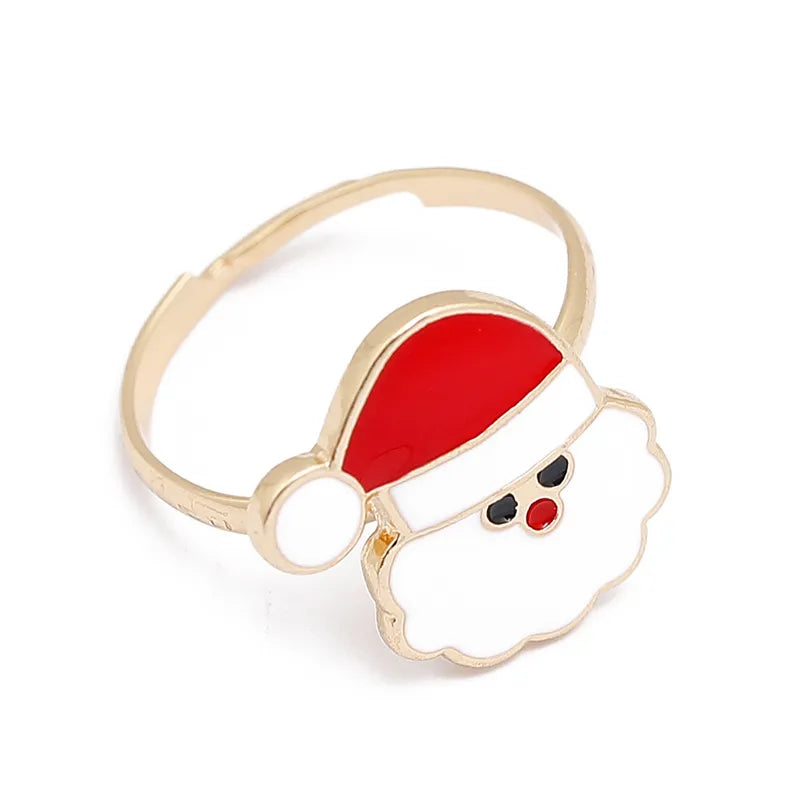 Hopscotch Kids Holiday Enamel Adjustable Ring