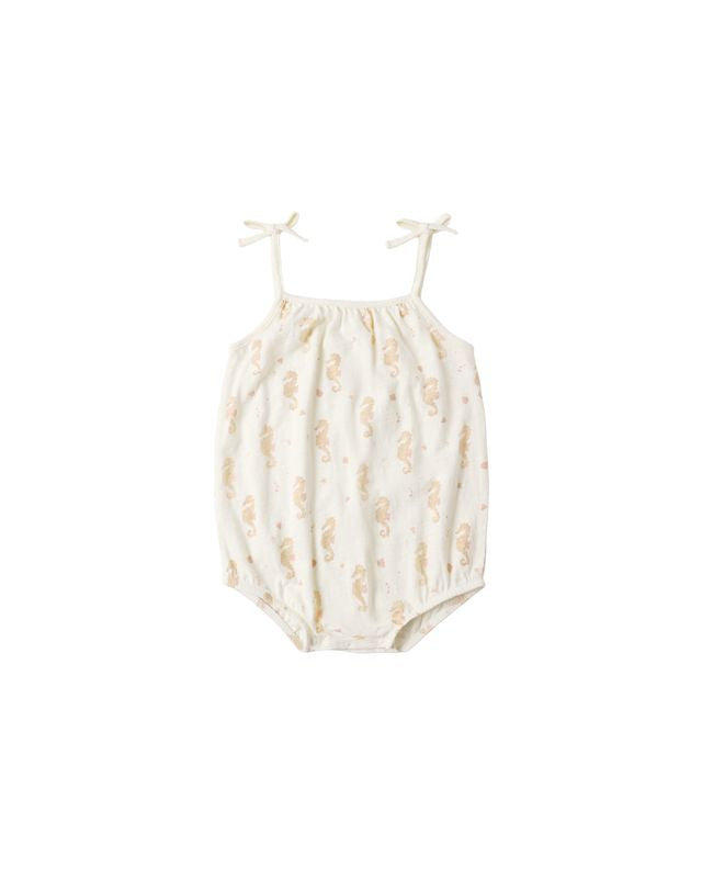 Rylee + Cru Nala Romper - Seahorse