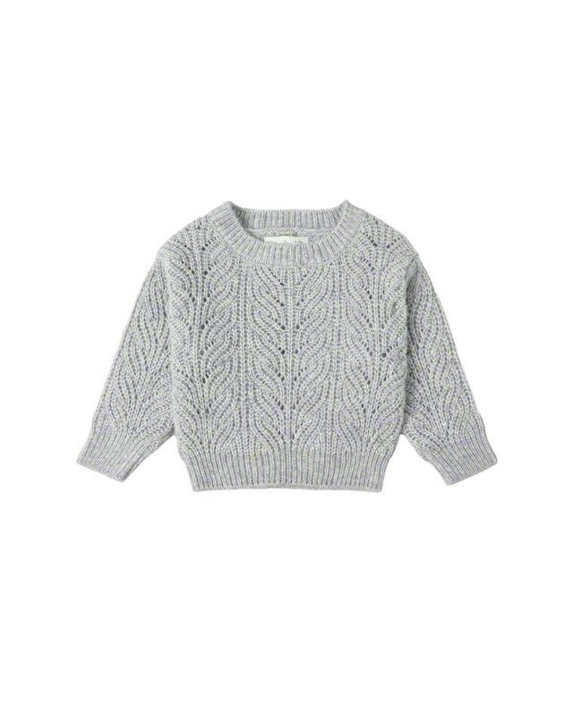 Rylee + Cru Shiloh Sweater - Dusty Blue