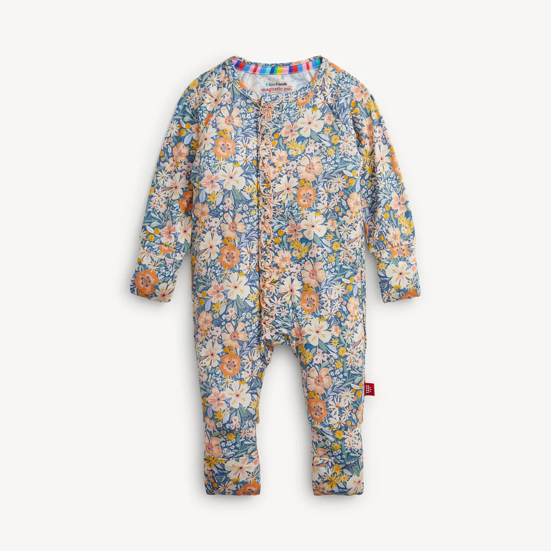 Magnetic Me Magnetic Modal Ruffle Convertible Coverall - Flora