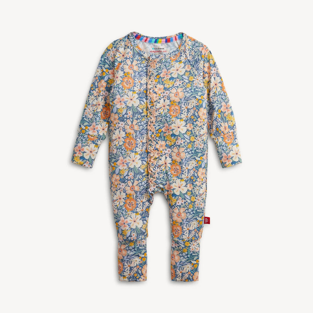 Magnetic Me Magnetic Modal Ruffle Convertible Coverall - Flora