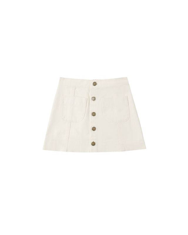 Rylee + Cru Denver Mini Skirt - Natural