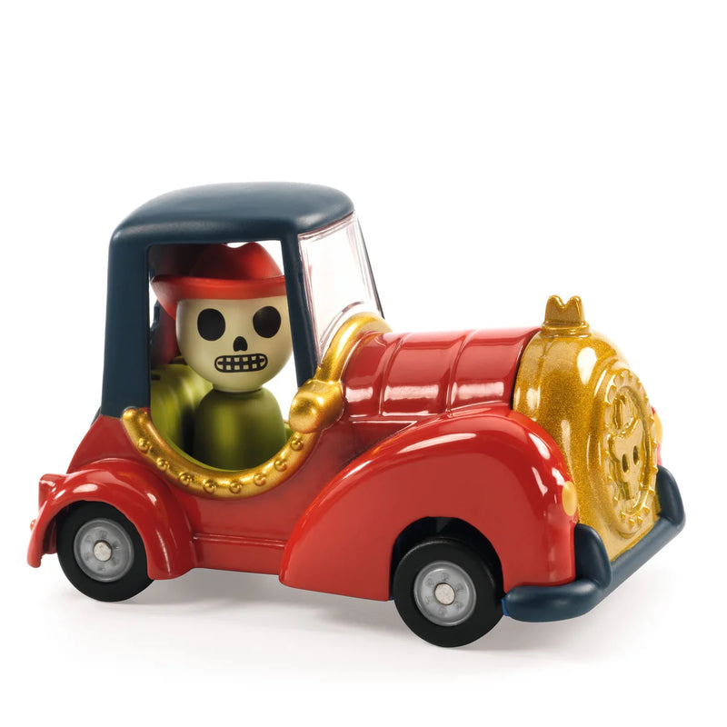 Djeco Crazy Motors Cars - Red Skull