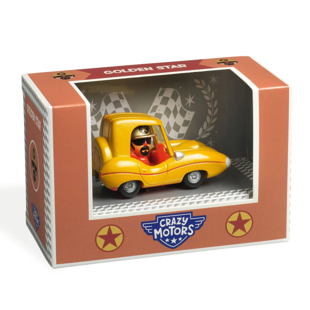 Djeco Crazy Motors Cars - Golden Star