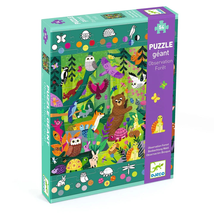 Djeco Observation Forest Giant 54 Piece Floor Puzzle