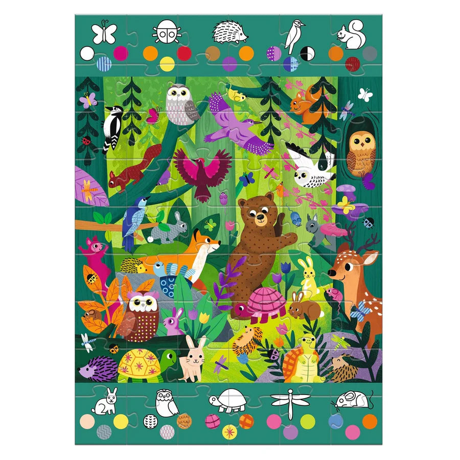 Djeco Observation Forest Giant 54 Piece Floor Puzzle