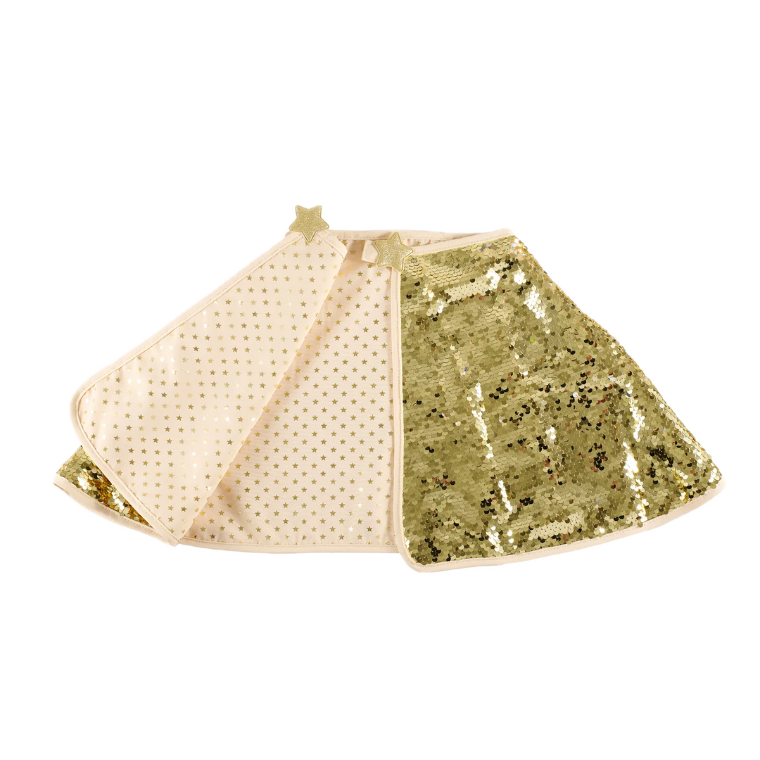 Rockahula Gold Sequin Cape