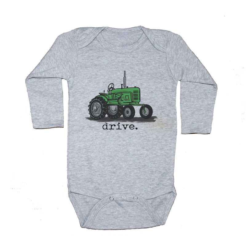 Barefoot Baby Drive Tractor Onesie