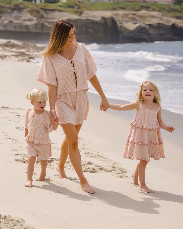 Rylee + Cru Juniper Set - Petal Gingham