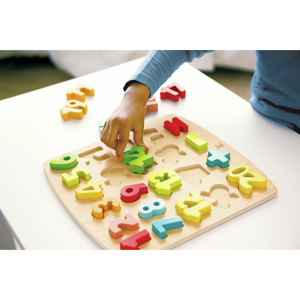 Hape Chunky Number Math Puzzle – Hopscotch Kids OR