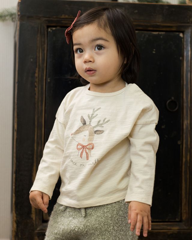 Rylee + Cru Long Sleeve Tee - Peace On Earth