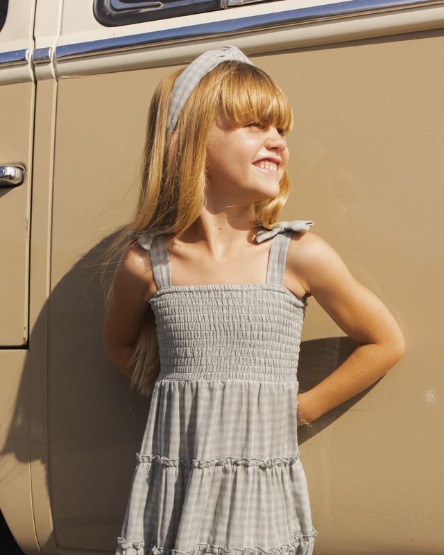 Rylee + Cru Taylor Dress - Green Gingham