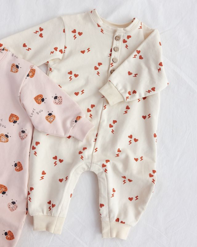 Quincy Mae Relaxed Jumpsuit - Electric Heart